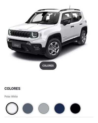 Retoque En Aerosol Jeep Blanco Polar Renegade Compasspatriot