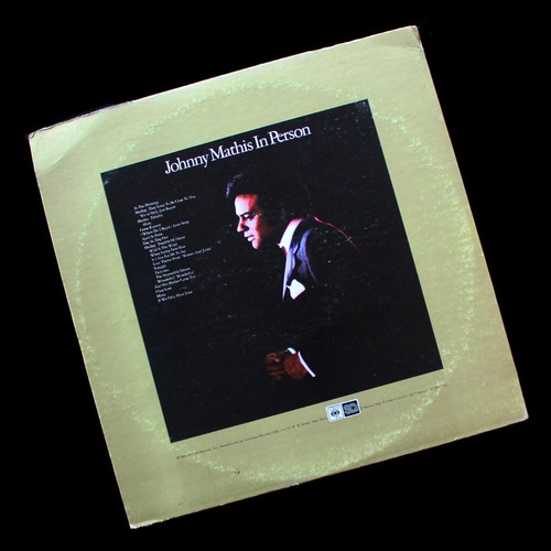 ¬¬ Vinilo Johnny Mathis / In Person  ...  Álbum Doble Zp 