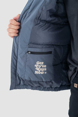 Parka Hombre Solid Navy