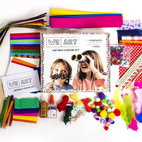 Imagen 3 de 6 de Kit De Manualidades Para Niños - Caja Mediana - We Art
