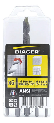 Juego De Brocas Xtra Fusion I278u Diager