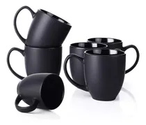 Comprar Dowan Tazas De Café, Juego De 6 Tazas De Café Negro, Tazas Y