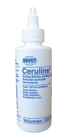 Invet Otico-ceruline - Solución-ótica Frasco X 100 Ml. Invet
