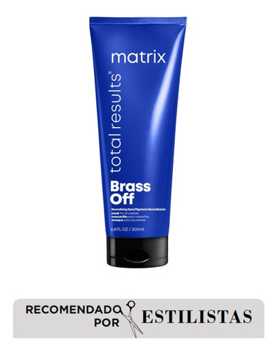 Mascara Matizadora Brass Off X200ml Total Results Matrix