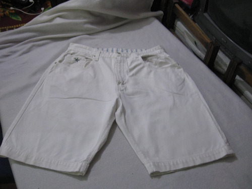 Short;  Bermuda De Mujer Calvin Klein Talla W12 Color Blanco