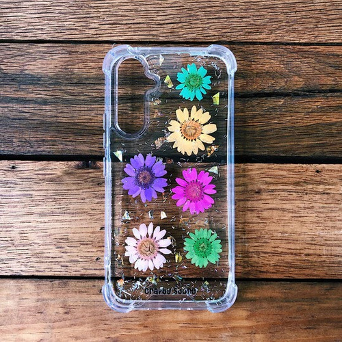 Funda Flores Colores Y Brillo