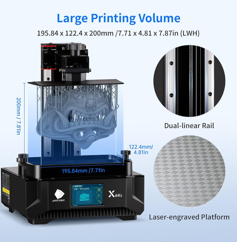 Anycubic Photon Mono X 6ks, Impresora De Resina 3d Con Panta