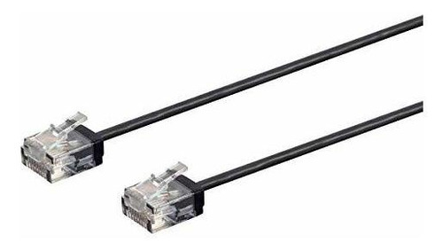 Micro Slimrun Cat6 Ethernet Cable De Parche 50 Pies Neg...