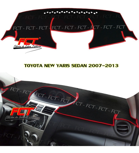 Cubre Tablero / Toyota Yaris Sedan 2008 2009 2010 2012 2013
