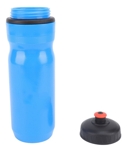 Botella Deportiva De Plástico Azul De 700 Ml, Antideslizante