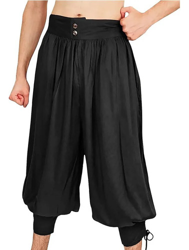 Pantalones Piratas Para Hombre, Cosplay, Estilo Vikingo, Ren