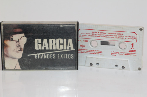 Cassette Charly Garcia Grandes Éxitos 1986 Spinetta Rezo