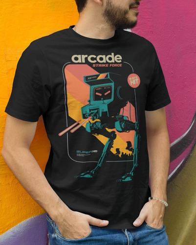 Camiseta Gamer Strike Force Arcade