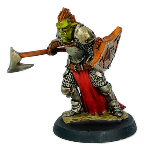 Guerreiro Meio-orc - Gruzak - Miniatura Pintada - Rpg