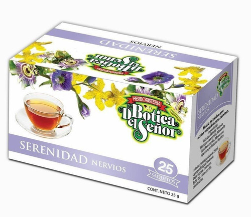 Té Serenidad Botica Del Señor 25 Saquitos