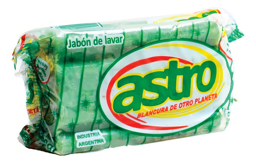Jabon En Pan Verde 150gr Jabon Verde Astro - Jpa-007