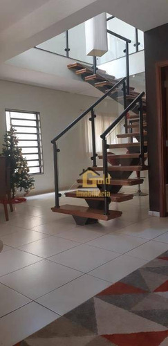 Casa Com 3 Dormitórios Para Alugar, 237 M² Por R$ 3.200/mês - Residencial Greenville - Ribeirão Preto/sp - Ca0936