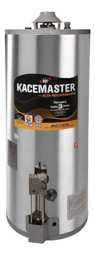 Termotanque A Gas Acero Inox Kacemaster 90 Lts Superior Color Acero