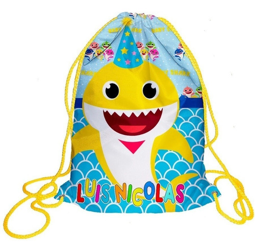 30 Morralito Dulcero Bolo Fiesta Infantil Baby Shark 1