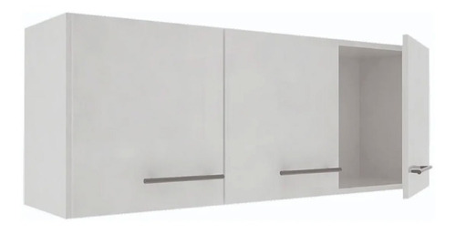 Imagen 1 de 10 de Alacena 140cm 3 Puertas C/estantes Blanca O Wengue Melamina