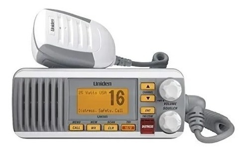 Rádio Vhf Uniden Um385  Fixo Branco