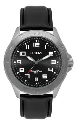 Relógio Masculino Orient Mbsc1032 G2px Aço Couro Calendário