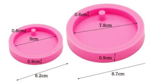 Molde Silicona Circulo Grande