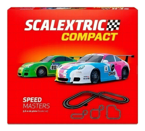 Autopista Eléctrica Scalextric Speed Master Escala 1:43 Personaje Multicolor