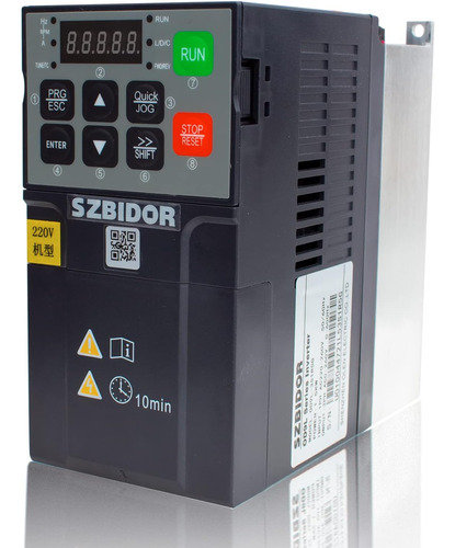 Variador De Frecuencia Szbidor Ac 220v 2.2kw 3hp 10a