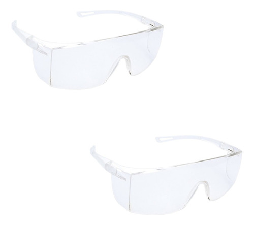 2 Óculos De Proteção Epi Ampla Visão Super Safet Homologado