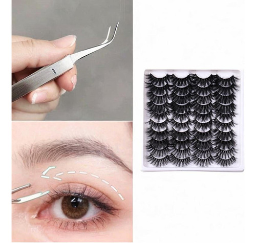 . 20x Segmento De Cílios Postiços Cílios Postiços