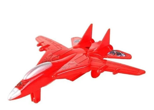 Avião De Plástico Com Fricção Homem Aranha Dy-536 Etitoys