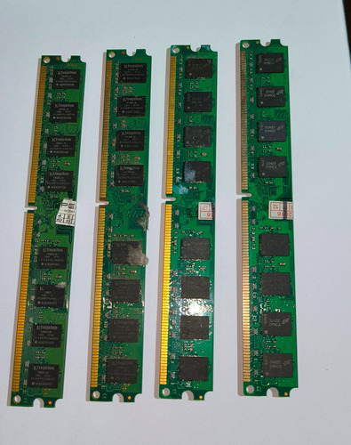 4 Memória Kingston Ddr2 2gb 800mhz Desktop (Usado)