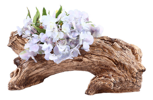 Maceta Con Forma De Árbol Vintage De Resina Artificial Con M