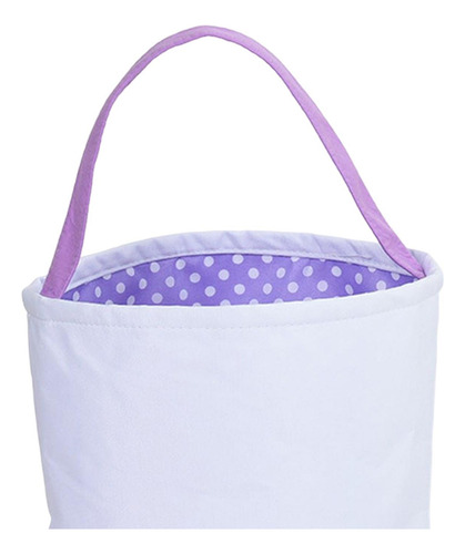Bolsas De Caza De Huevos De Pascua De Primavera Violeta