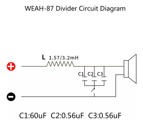 Xd Buzina De Baixo, Subwoofer De 410 Hz, Divisor De