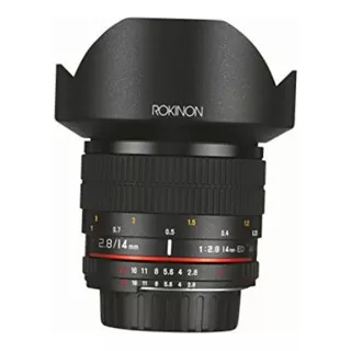 Rokinon Fe14m-c 14mm F2.8 Ultra Wide Lens For Canon (black)