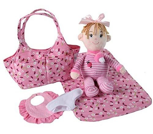 Lil' Baby Bug Infant Doll & Pañalera Playset