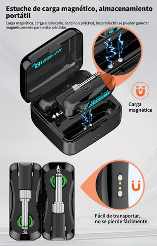 Transmisor Y Receptor Inalámbrico Guitarra 2.4ghz 48k 16bit