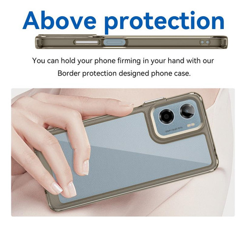 Funda De Acrílico Y Tpu Para Motorola Moto E15 Para Motorola