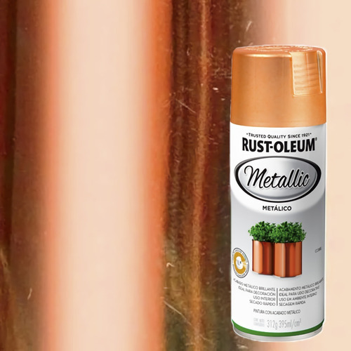 Rust Oleum Pintura En Aerosol De Acabado Metálico Color Cobre