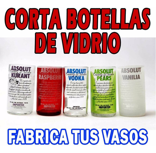 Corta Botellas De Vidrio + Kit Completo De Regalo Ver Video