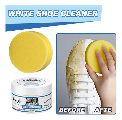 La Crema Limpiadora White Shoe Tiene Un Poderoso Efecto Quit