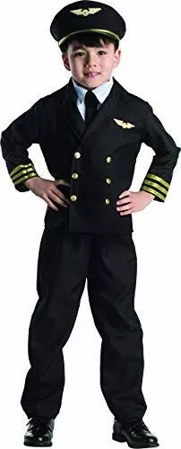 Disfraz Niño - Disfraz De Piloto De Dress-up-america Para Ni
