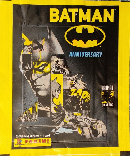 2 Sobres Album Batman Anniversary (bb104 