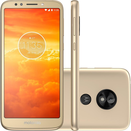 Smartphone Motorola E5 Play Quad-core 16gb Ouro - Xt192019