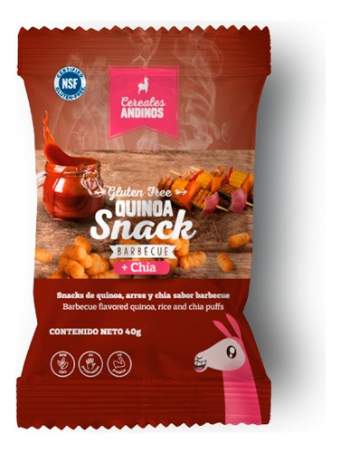 Quínoa Snack Mix Sabor Tomate Albahaca / Barbecue 36 Und