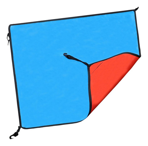 Cubierta Protectora Superior De Carpa Tarp Naranja Azul