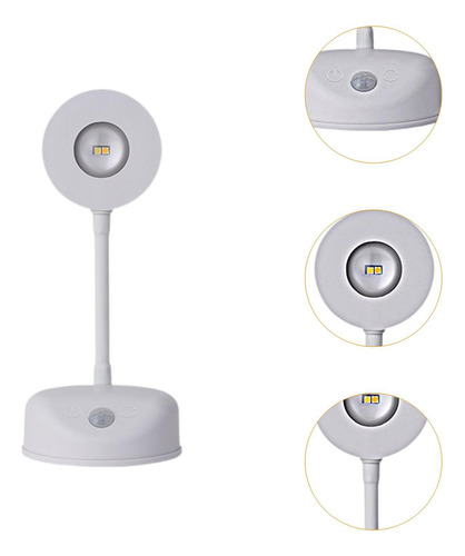 Luz Nocturna Sensorial De Movimiento Led, Aplique De Pared