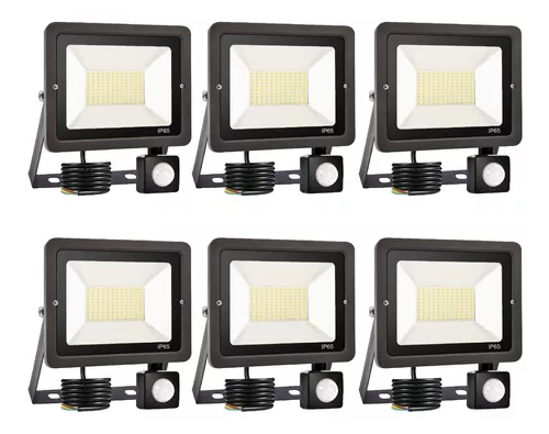 Proyector LED Sensor Movimiento 30W Luz Cálida — Serlux